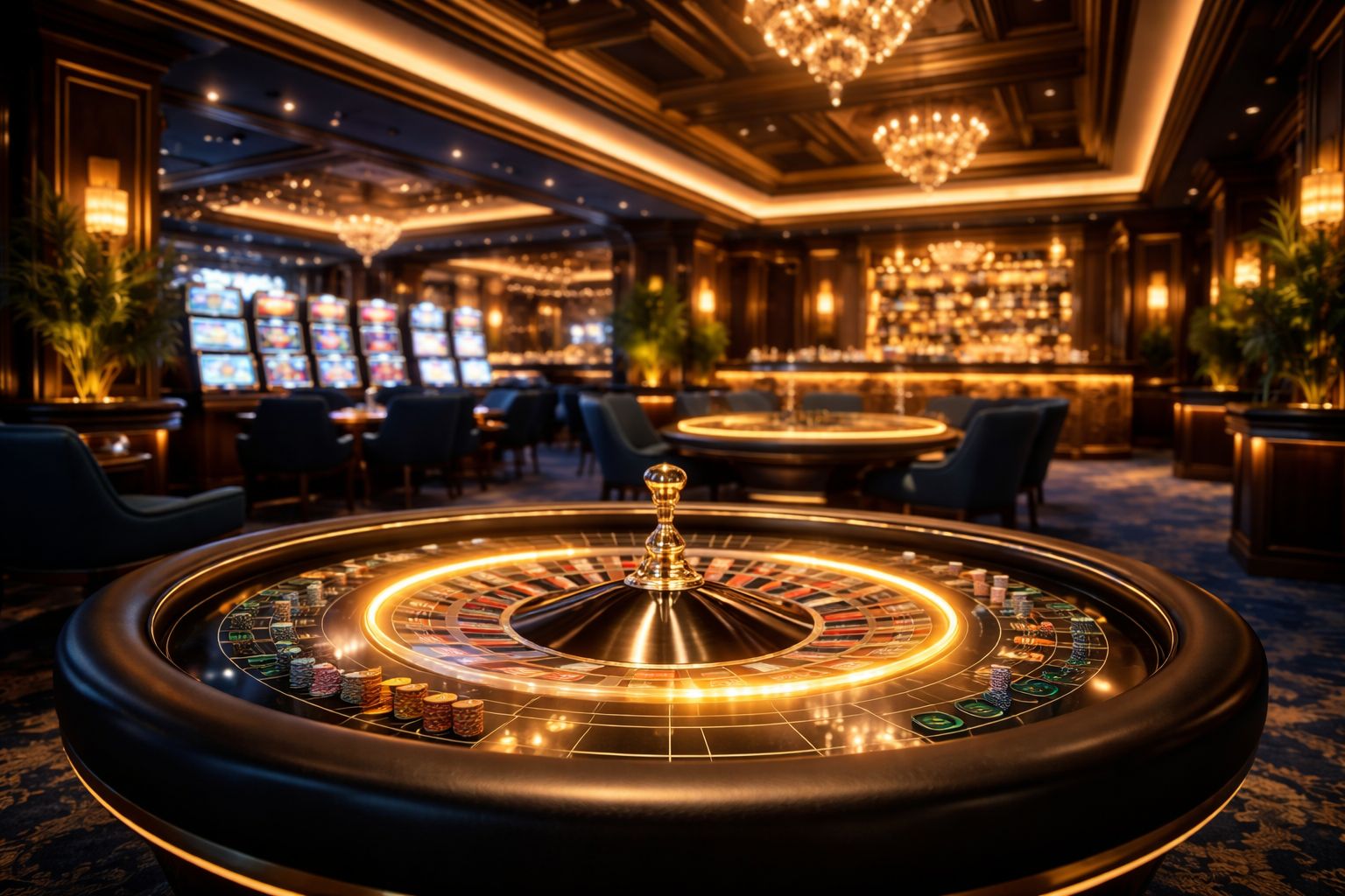 WHENBD Casino Lobby With Live Tables And Slot Variety